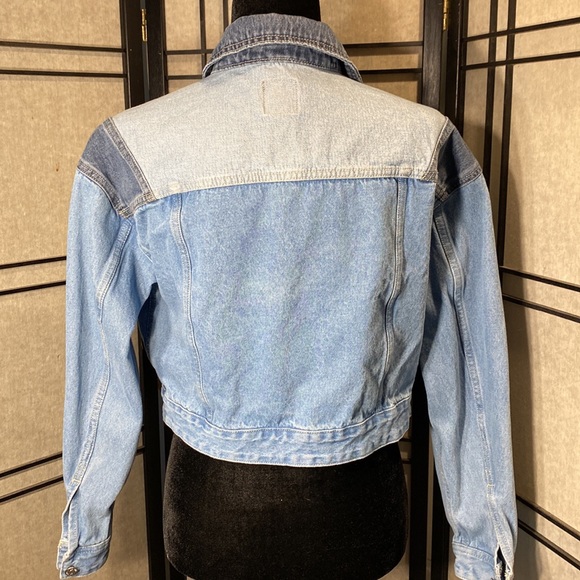 Wild Fable patchwork jean jacket small- perfect condition SOOOO COOL!!💕 - Picture 3 of 9